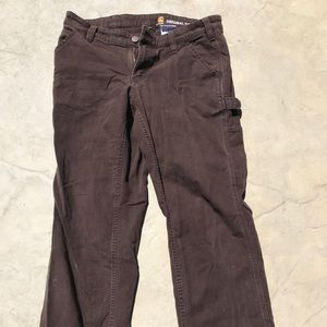 Wmn’s Carhartt brown utility pants